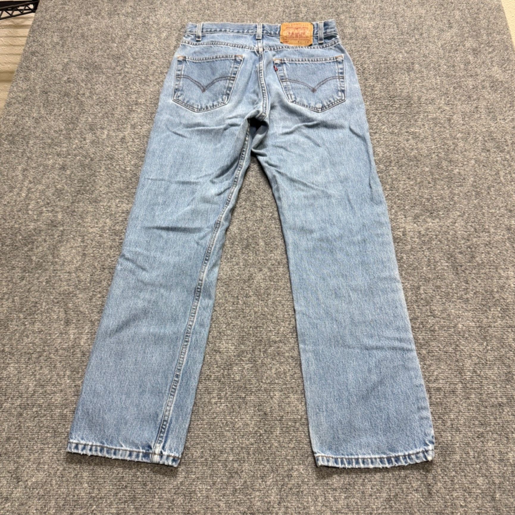 Vintage VINTAGE Levis 505 Denim Jeans Mens 36 Straight 90s Light Washed Made In USA Size US 36 / EU 52 - 2 Thumbnail