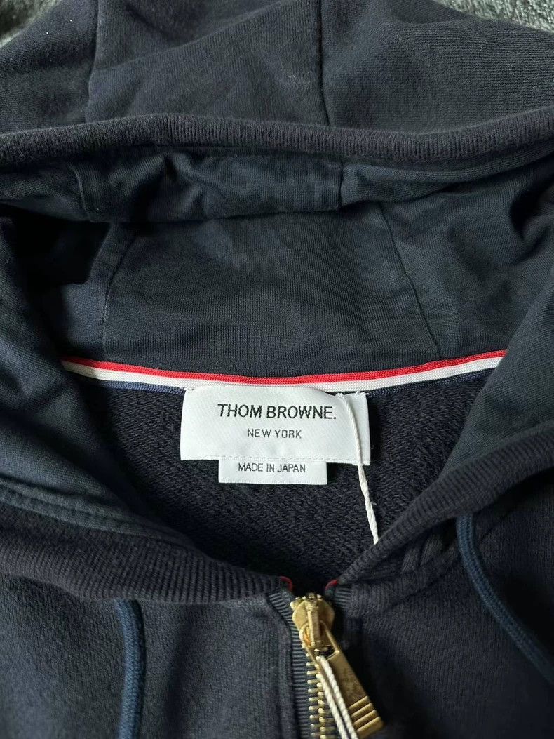 Thom Browne Thom Browne Blue knit cardigan Size US XXL / EU 58 / 5 - 3 Thumbnail