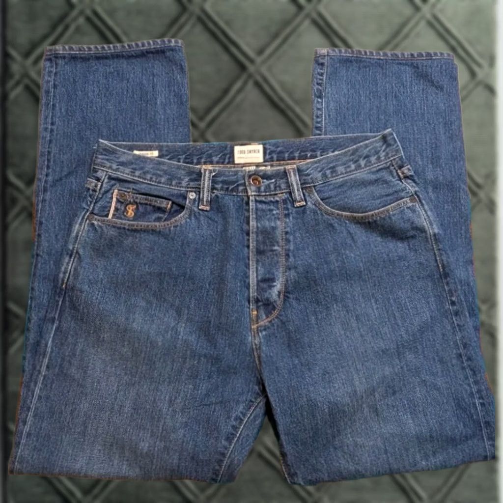Todd Snyder Todd Snyder Selvedge Denim Jeans 32x30 Classic Fit Button Fly Designer Mens Blue Size US 32 / EU 48 - 1 Thumbnail