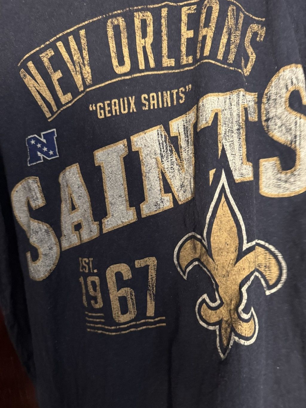 The Unbranded Brand New Orleans Saints Short Sleeve tee shirt Men size XL Size US XL / EU 56 / 4 - 3 Thumbnail