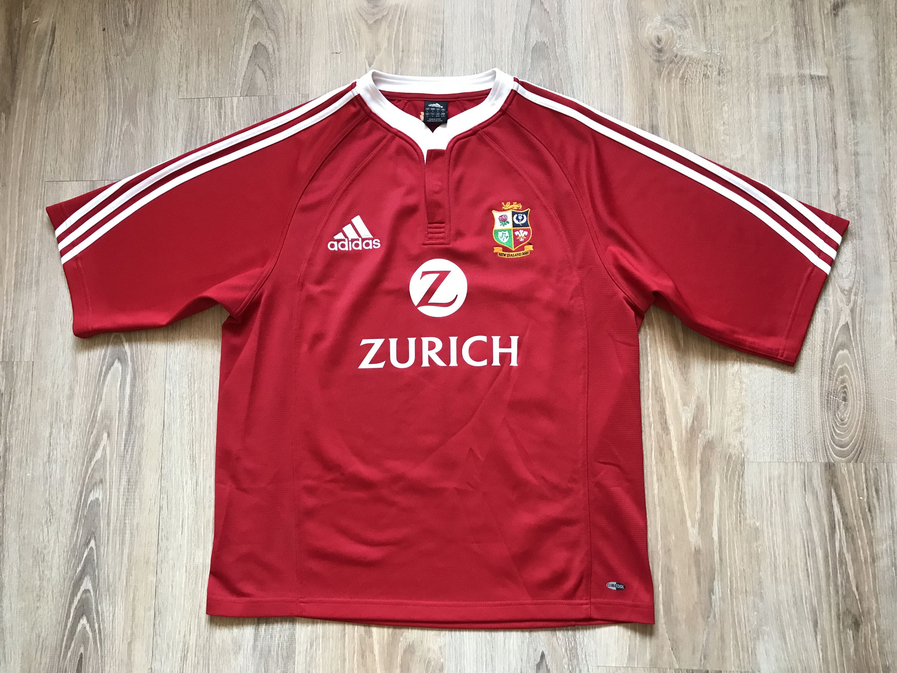 Adidas × Vintage Adidas Rugby New Zealand Zurich Jersey Size US L / EU 52-54 / 3 - 1 Thumbnail