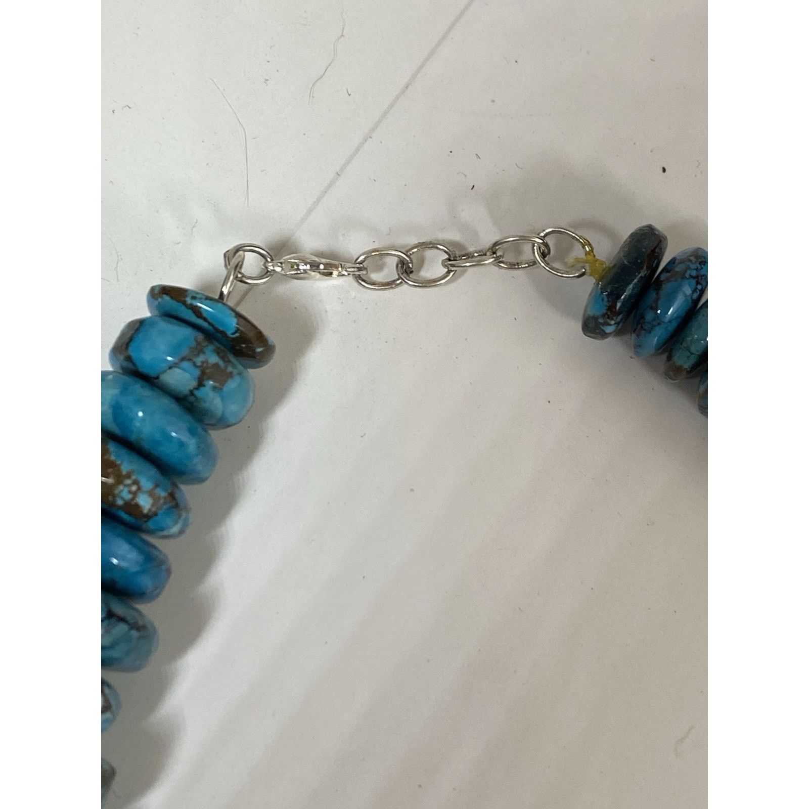 Other Turquoise Disc Necklace w/ Reddish Brown Matrix Size ONE SIZE - 2 Thumbnail