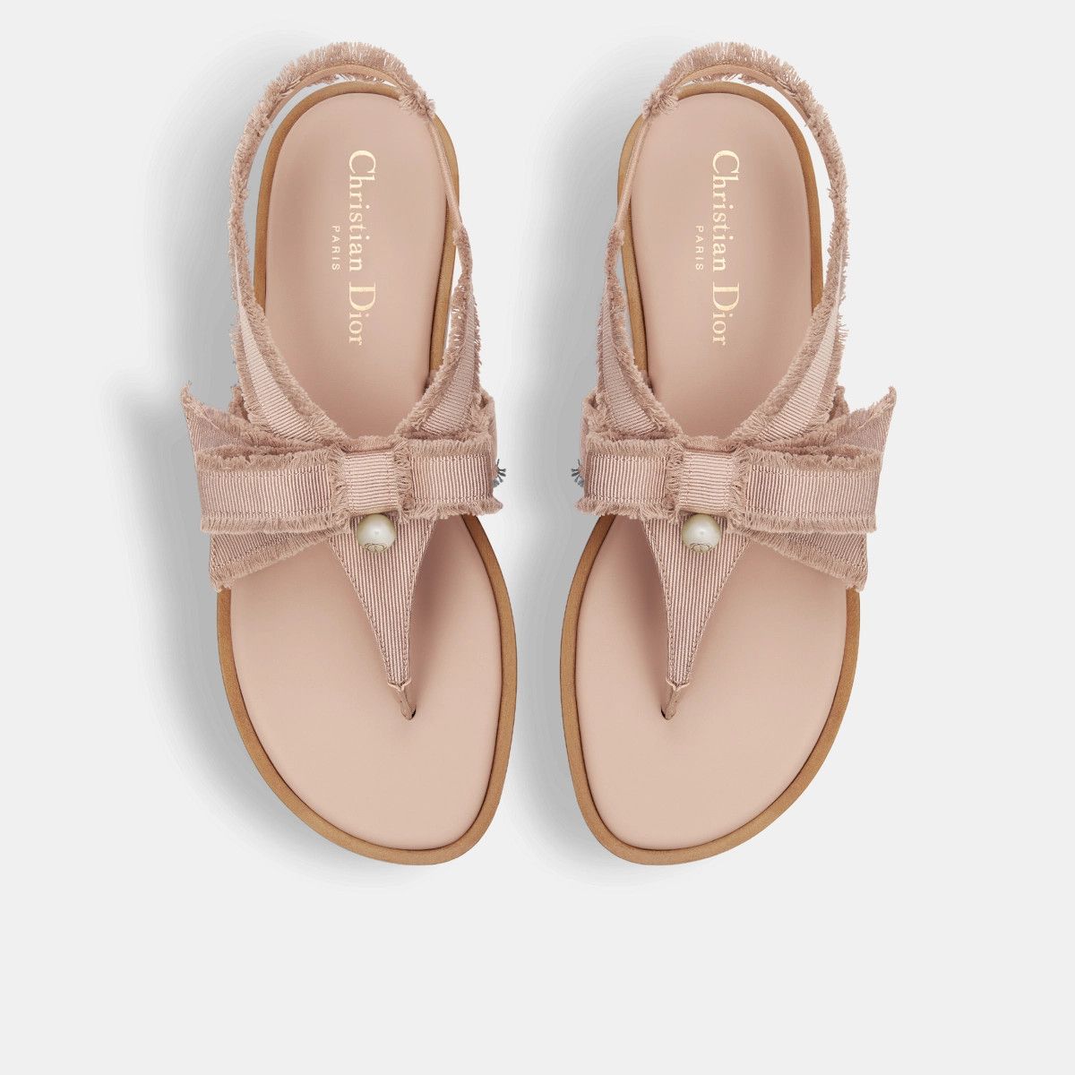 Dior o1bcso1str0226 Diorable Thong Sandal in Beige/Nude Size US 6 / IT 36 - 3 Thumbnail