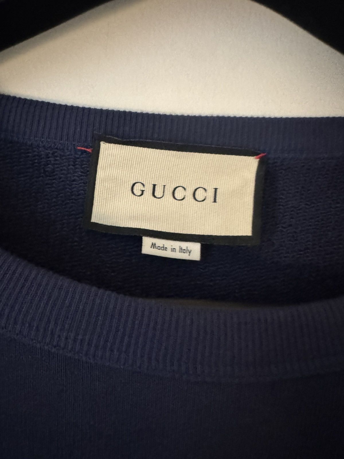 Gucci Gucci GG Star Embroidered Sweatshirt – Navy – Size L (Rare) Size US L / EU 52-54 / 3 - 6 Thumbnail