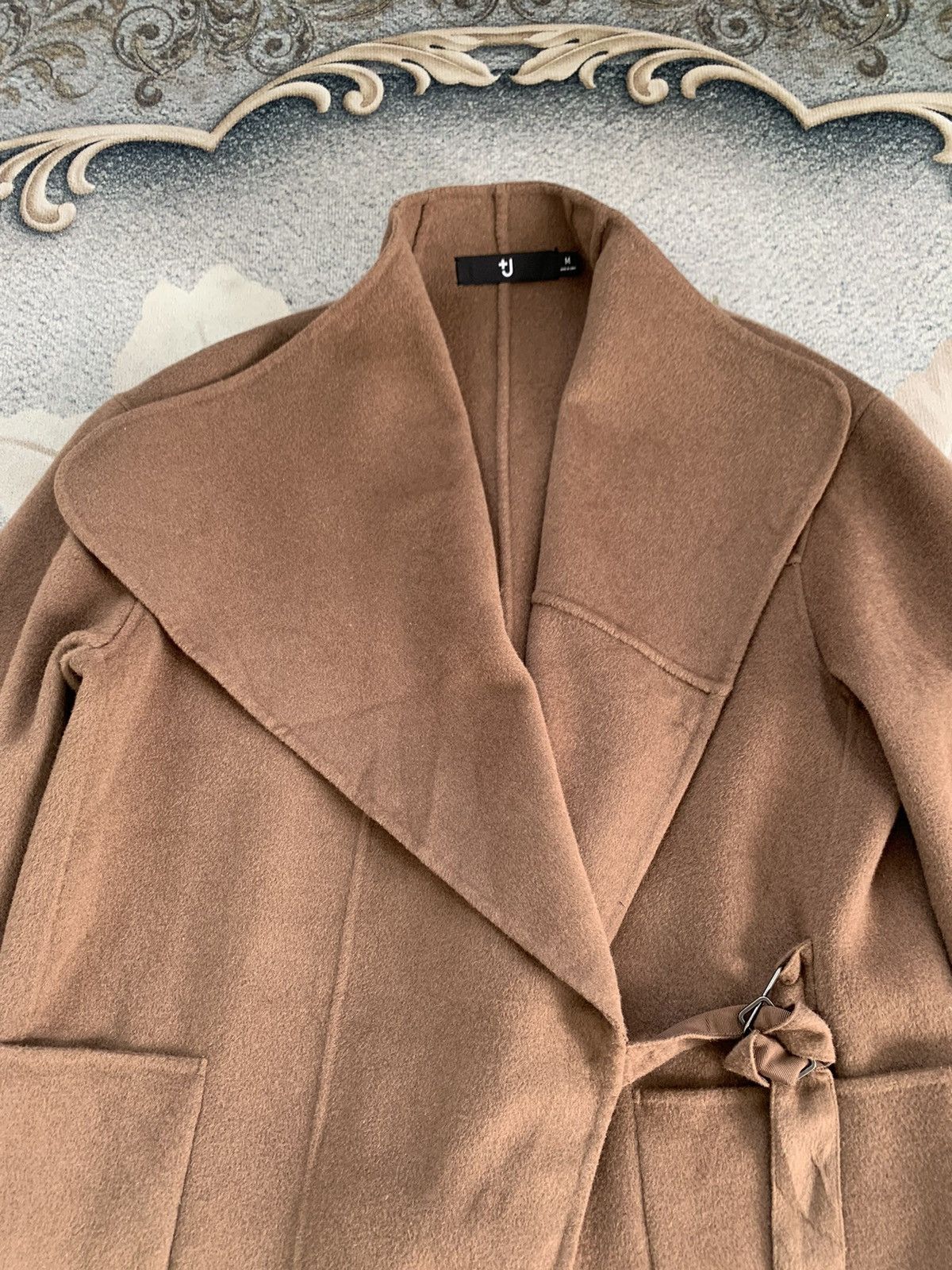 Jil Sander × Uniqlo Uniqlo +J Wool Cashmere Blend Belted Jacket Size US M / EU 48-50 / 2 - 6 Thumbnail