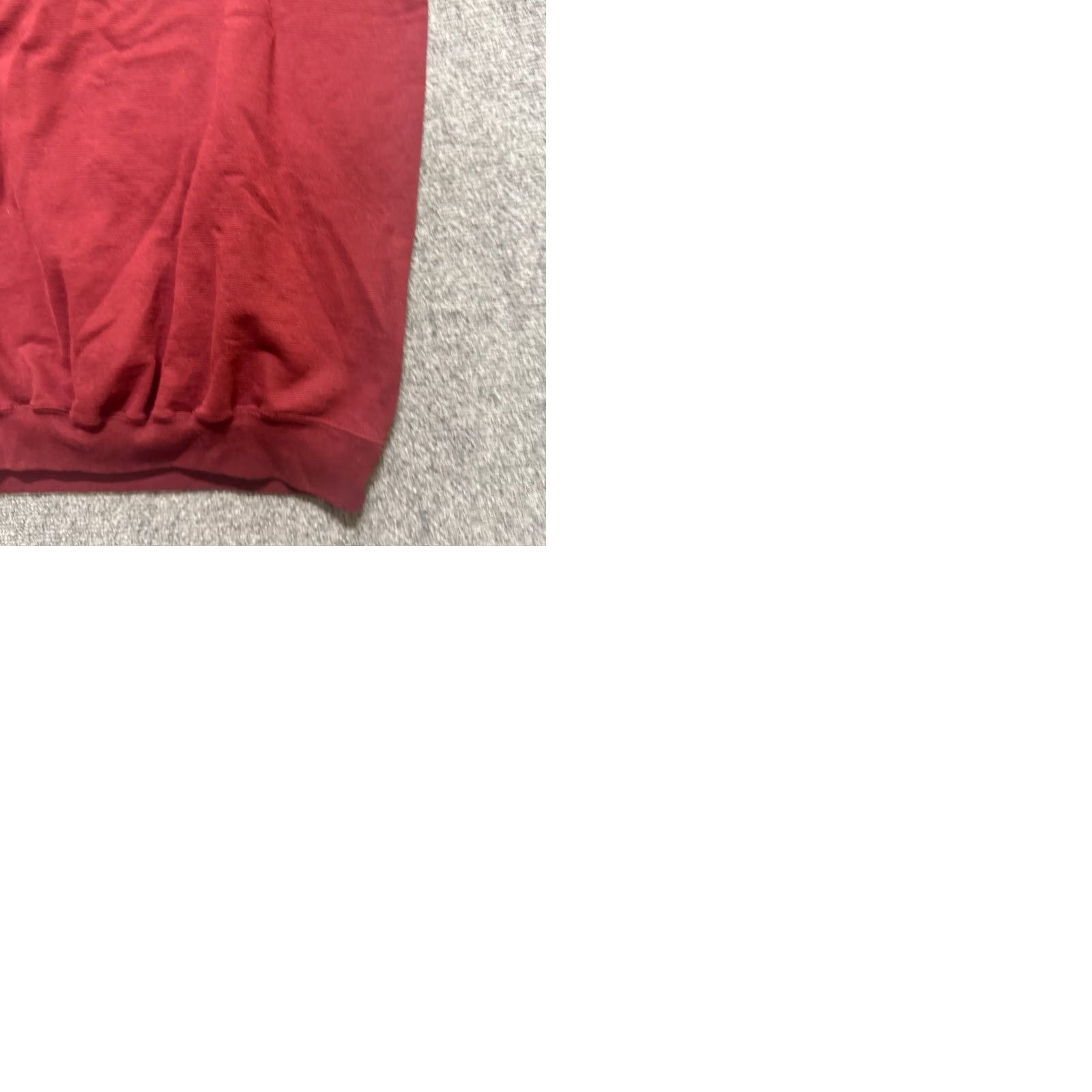 Vintage VINTAGE Port & Company Sweatshirt XL Men Red Cotton Blend Lounge Pullover Shirt/Hoody Size US XL / EU 56 / 4 - 9 Thumbnail