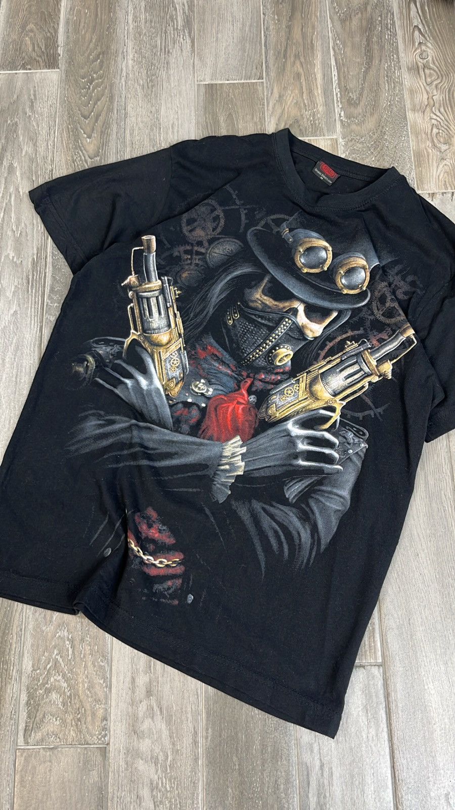 Japanese Brand × Vintage Hype Skeletone style Spiral tee Size US M / EU 48-50 / 2 - 3 Thumbnail