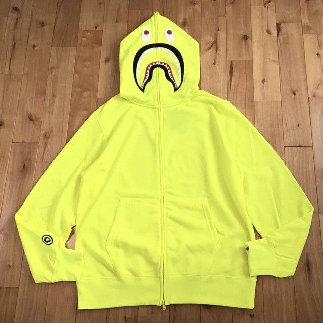 Bape 🔥2XL🔥 BAPE Neon color shark full zip hoodie a bathing ape Size US XXL / EU 58 / 5 - 1 Thumbnail