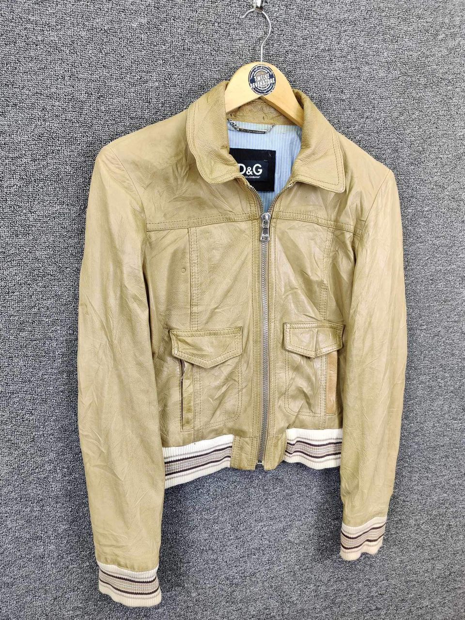 Dolce & Gabbana Vintage Dolce & Gabbana Leather Jacket Size US S / EU 44-46 / 1 - 5 Thumbnail