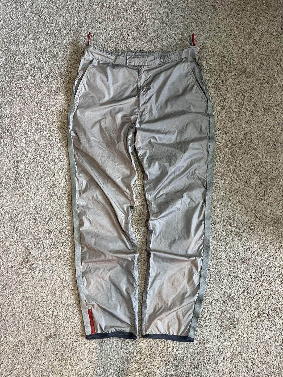 Prada 2000s Prada Sport See Through Translucent Nylon Pants