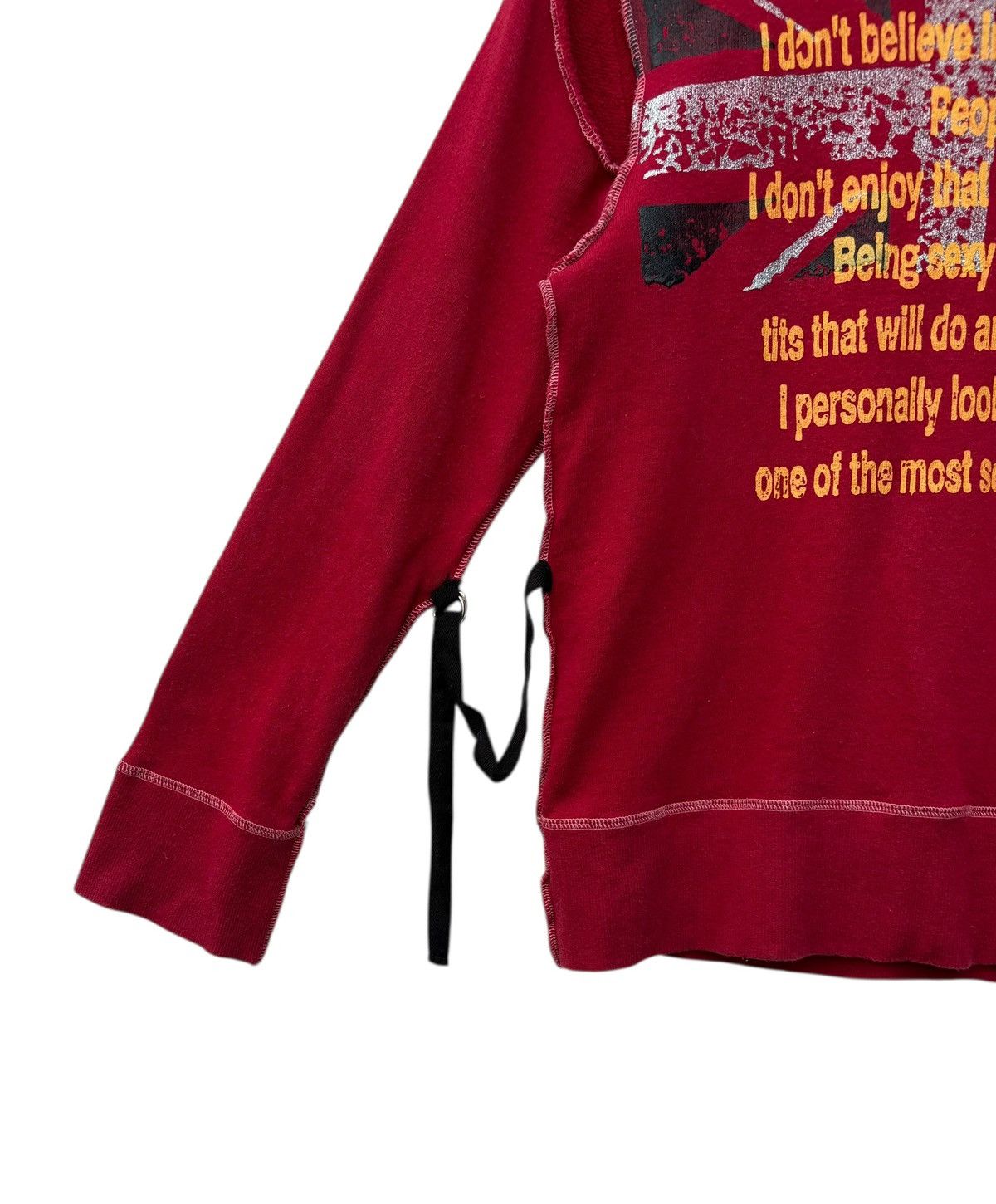 Japanese Brand Here There Japan Punk Bondage Pullover Sweatshirt Size US XS / EU 42 / 0 - 5 Thumbnail