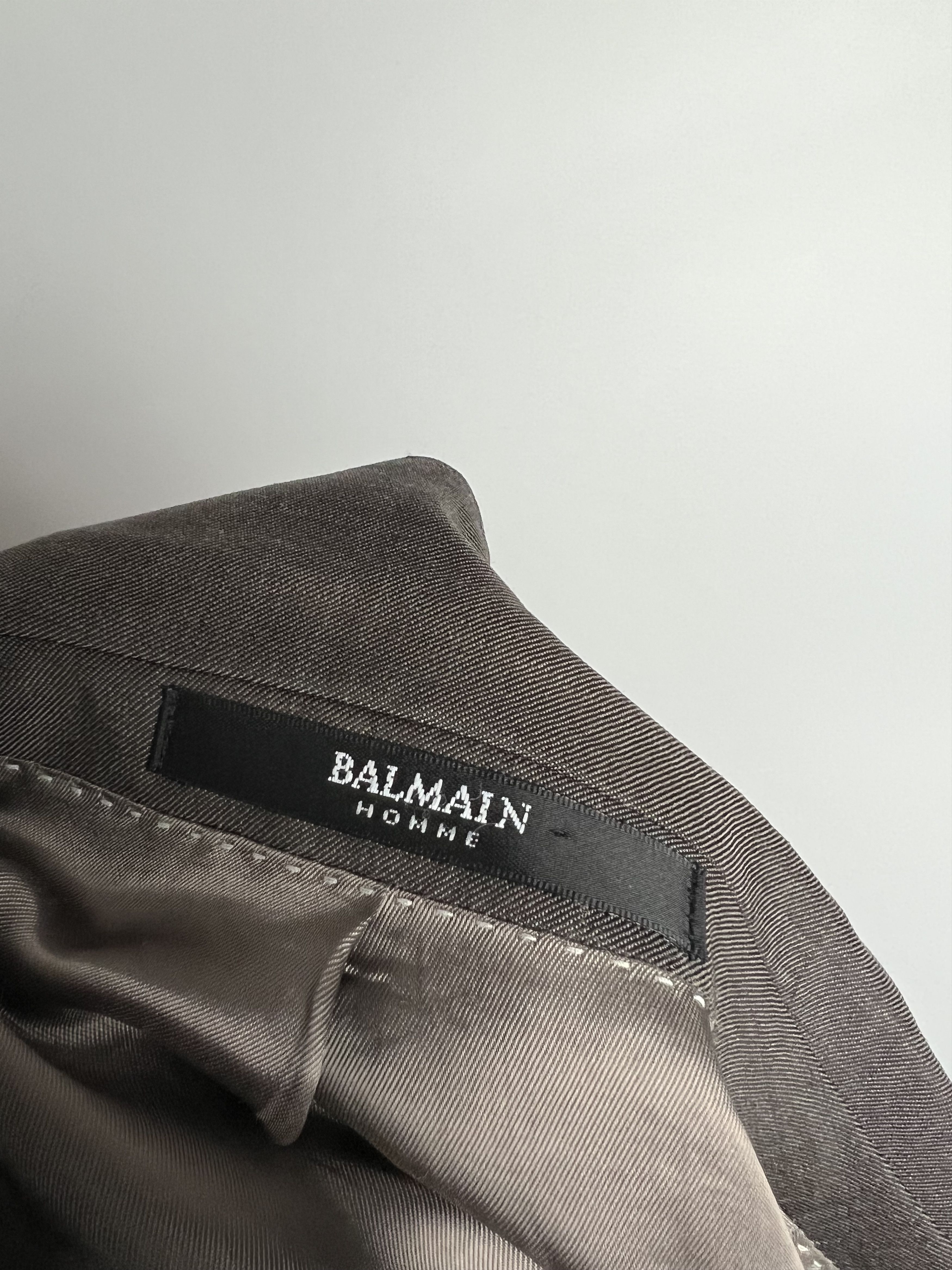 Balmain Balmain Home Men's Wool Suit Size 52 Size 52R - 12 Thumbnail