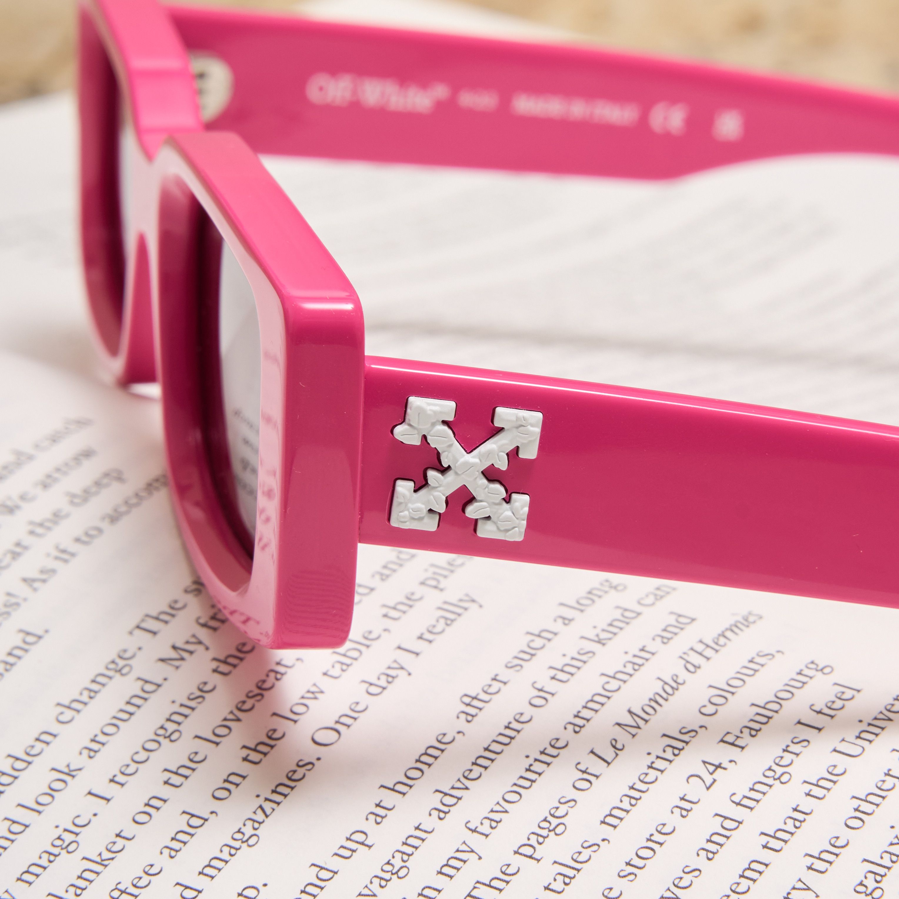Off-White OFF WHITE Arthur Sunglasses PINK Size ONE SIZE - 4 Thumbnail