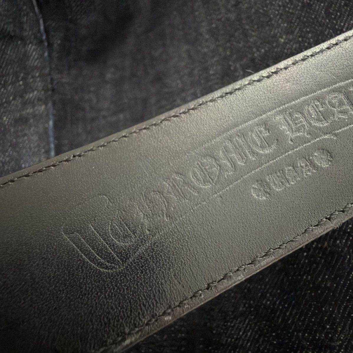 Chrome Hearts Chrome Hearts Leather Belt Strap 30” Size 30 - 5 Thumbnail