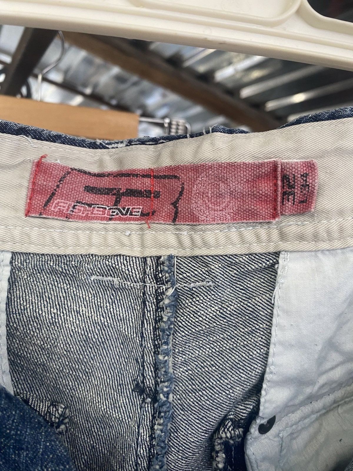 Designer Fishbone Vintage Jeans Size US 32 / EU 48 - 3 Thumbnail