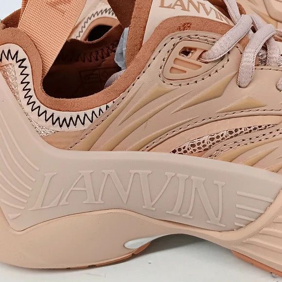 Lanvin Lanvin Flash X Nude Mesh Low-Top Sneakers - EU36/US6 Size US 6 / IT 36 - 7 Thumbnail