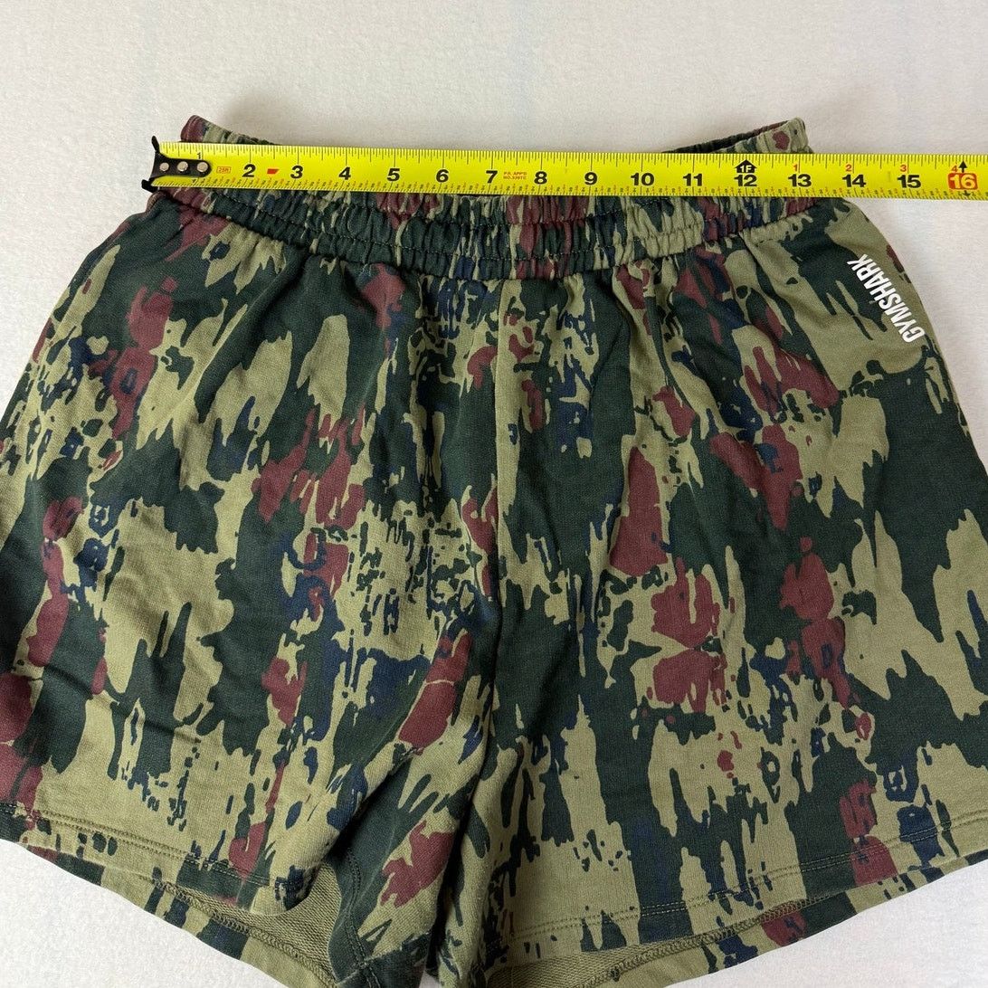 Gymshark Gymshark Women's Graphic Camo Shorts - Size M - Excellent Size 30" / US 8 / IT 44 - 6 Thumbnail