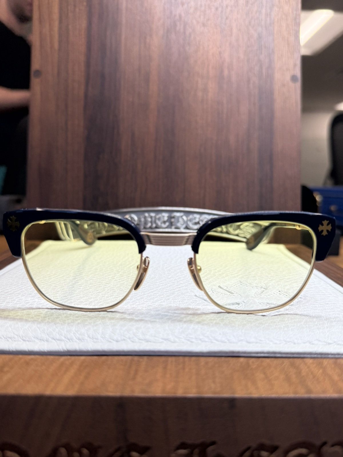 Chrome Hearts Chrome Hearts Bonennoisseur I Sunglasses Size ONE SIZE - 4 Thumbnail
