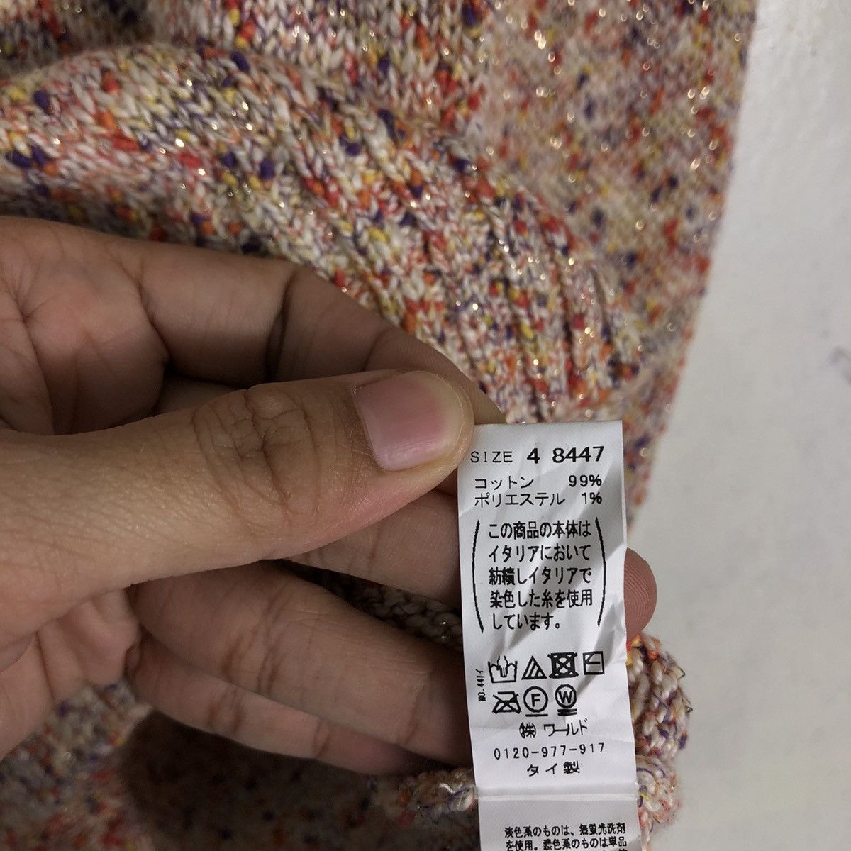 Japanese Brand 🔥90’s Vintage Tweed Knit Sweatshirt Jet Los Angeles Japan Size US M / EU 48-50 / 2 - 12 Thumbnail