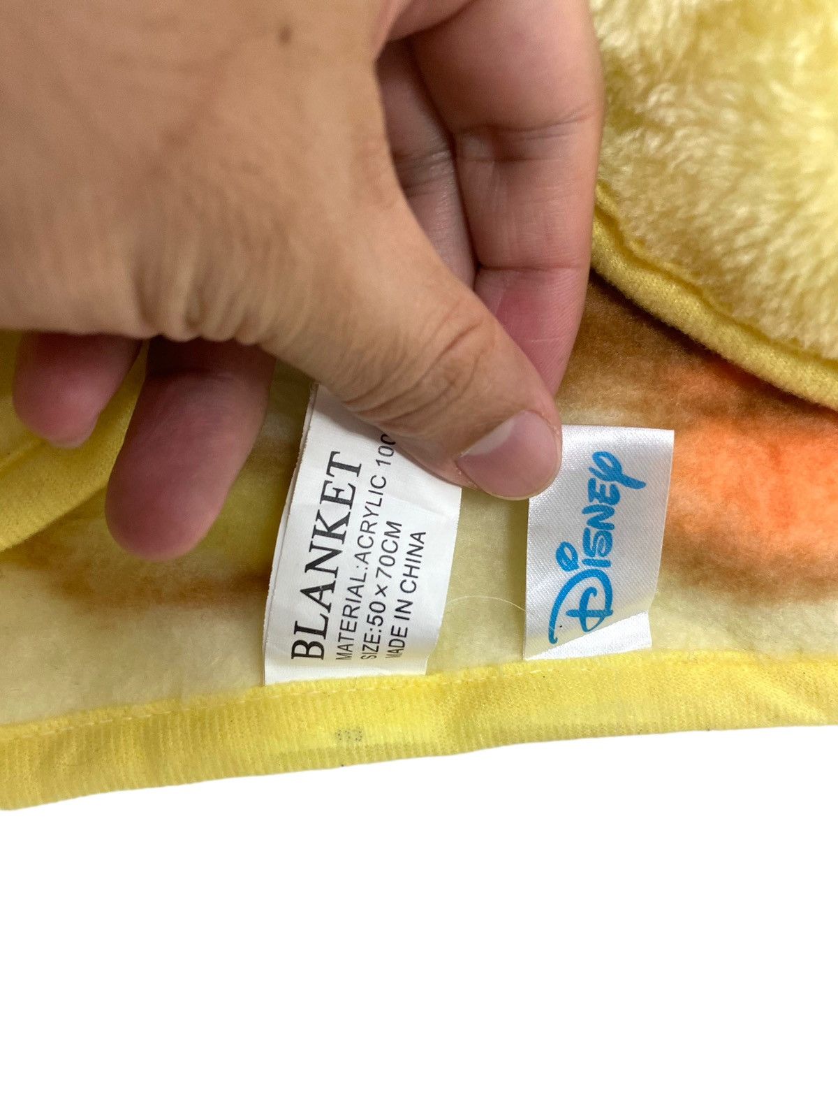 Disney Rare‼️ Disney Winnie the Pooh Blanket Vest Big Logo Size M / US 6-8 / IT 42-44 - 6 Thumbnail