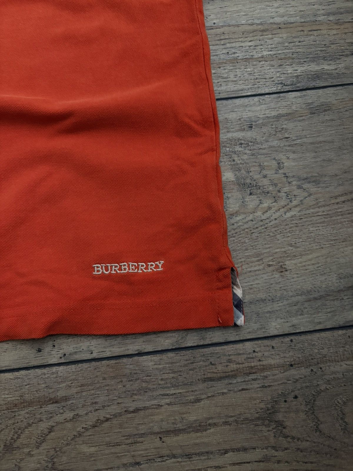 Burberry Rare Burberry London Orange Polo Size US L / EU 52-54 / 3 - 4 Thumbnail