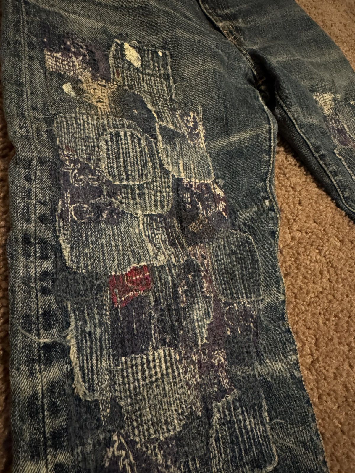 Kapital Kapital Flared Denim Patchwork Size US 30 / EU 46 - 3 Thumbnail