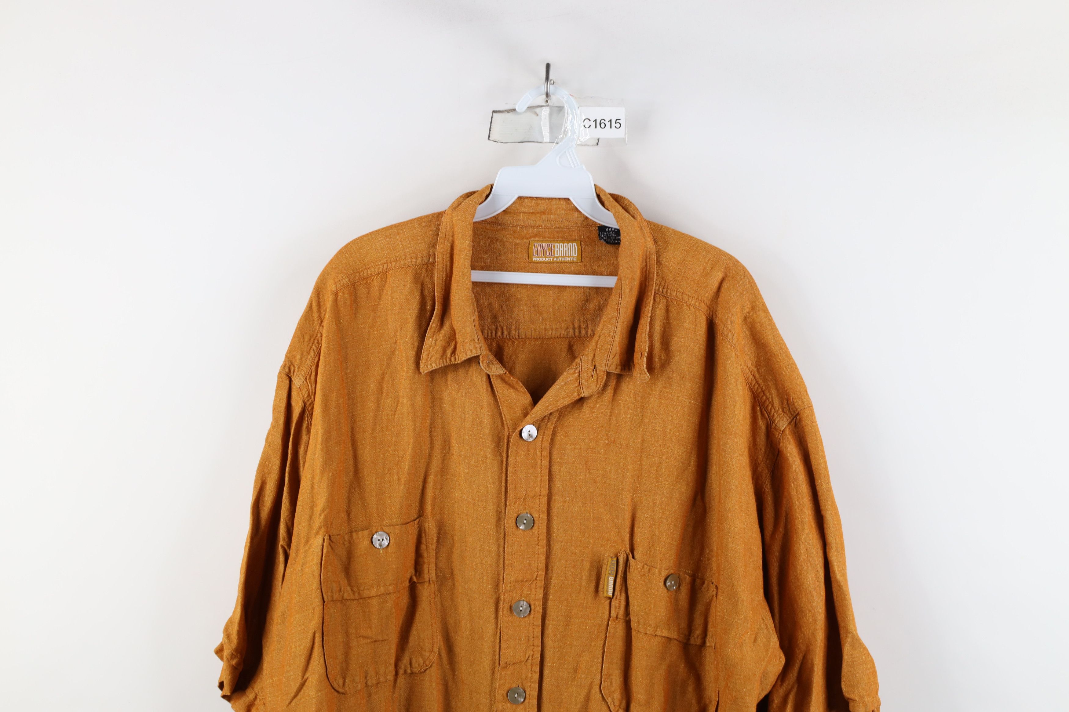 Enyce × Vintage Vintage 90s Y2K Enyce Blend Baggy Collared Button Shirt Size US XXL / EU 58 / 5 - 2 Thumbnail