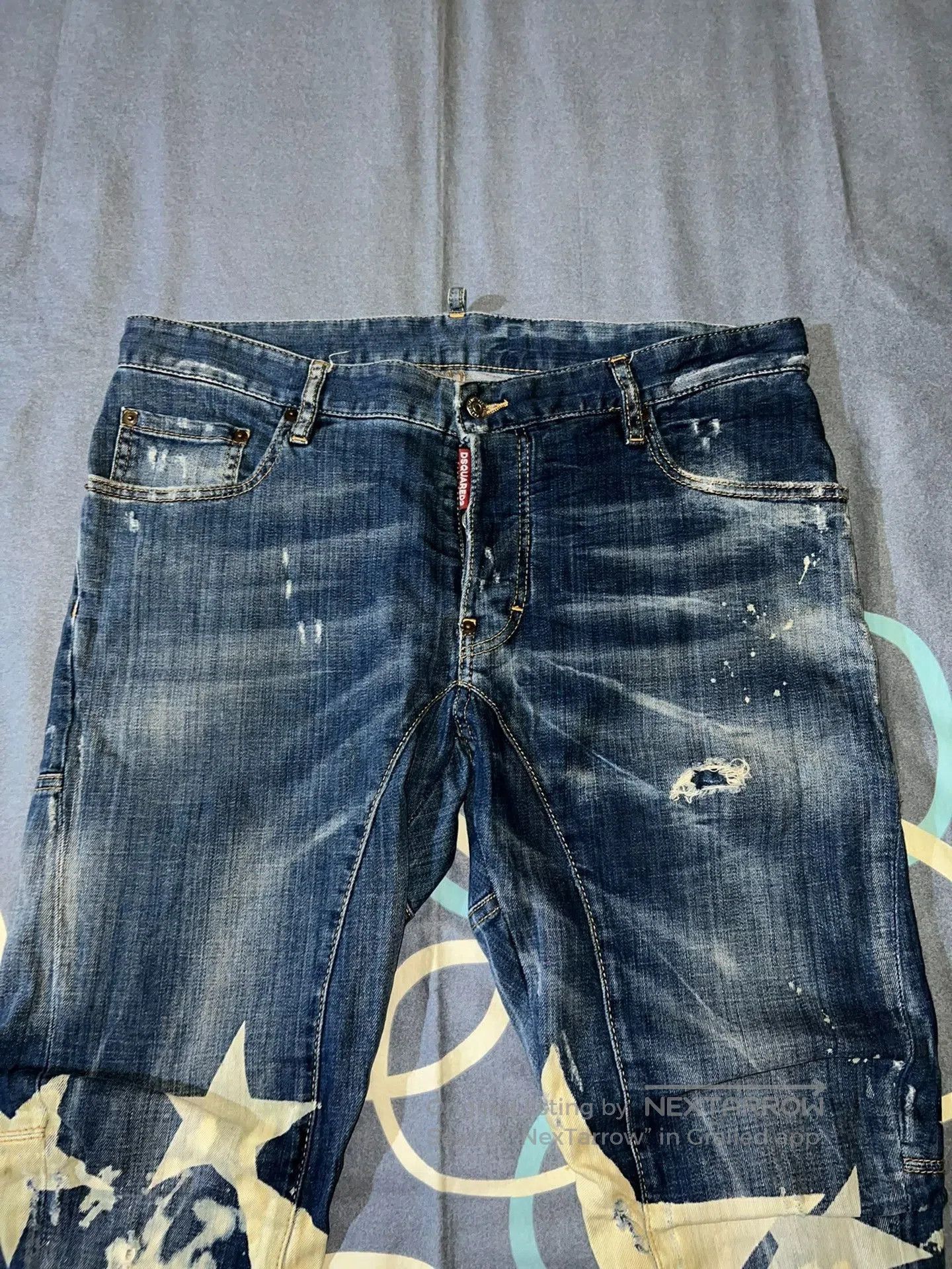Dsquared2 Dsquared2 Tidy Biker Limited Star Ripped Jeans. Size US 32 / EU 48 - 2 Thumbnail