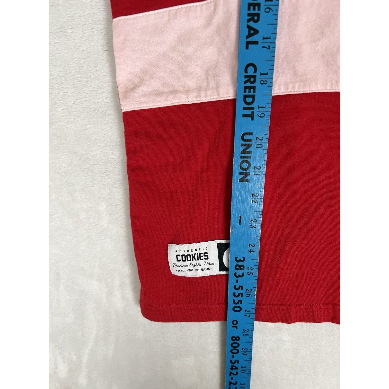 Cookies Cookies SF T-Shirt Size Medium Red Double Sided Embroidery Size US M / EU 48-50 / 2 - 7 Thumbnail