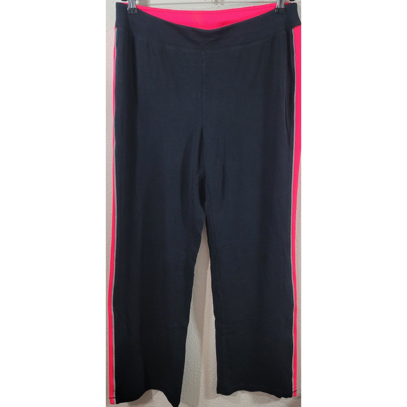 Other Catherines Black Pink Pull On Sweat Pants 14W 16W Plus Size 36" / US 14 / IT 50 - 2 Thumbnail