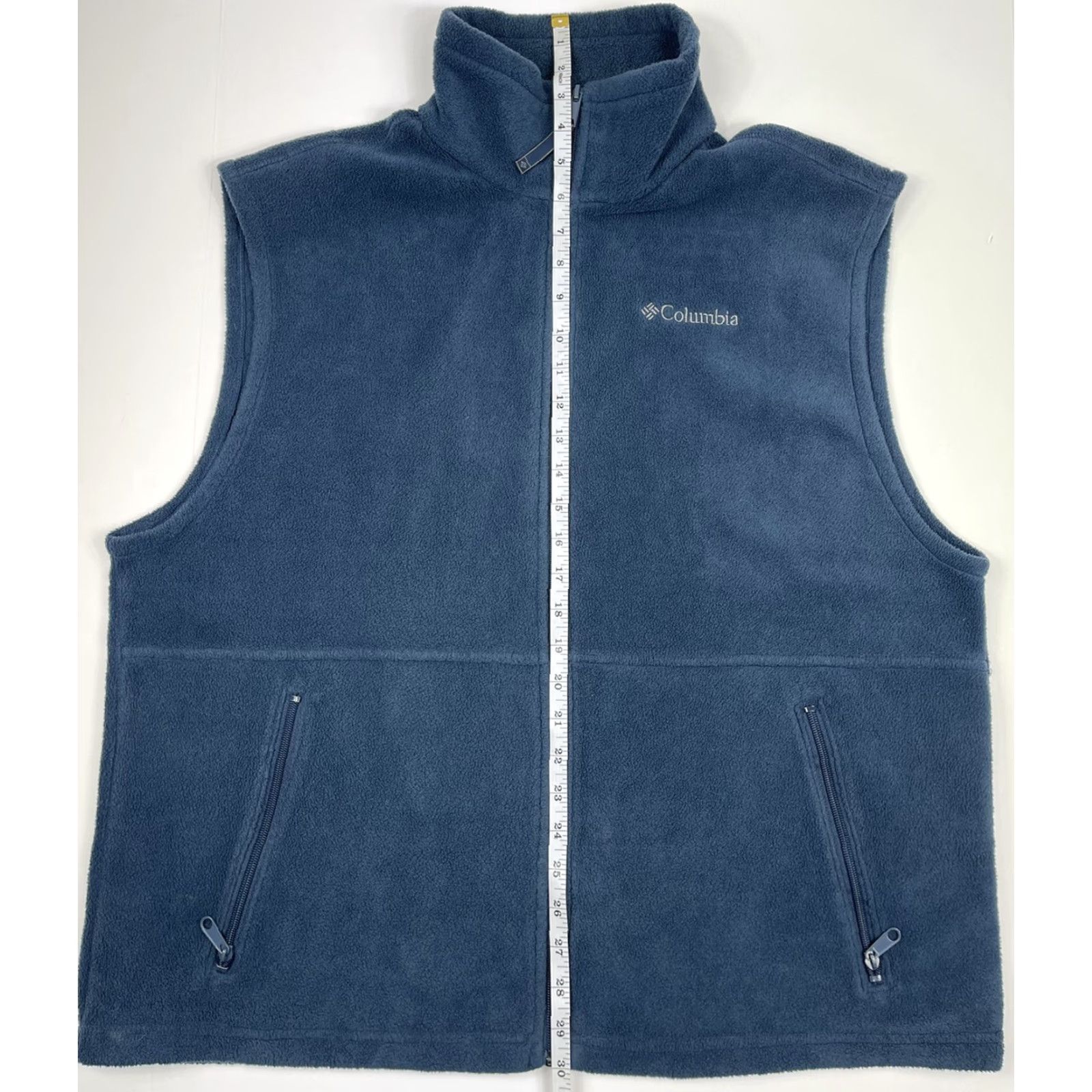 Vintage VINTAGE Columbia Vest Full Zip Up Fleece Outdoor Hiking Ski Blue Mens L Jacket Size L Zip Embroidered Logo Size US L / EU 52-54 / 3 - 6 Thumbnail