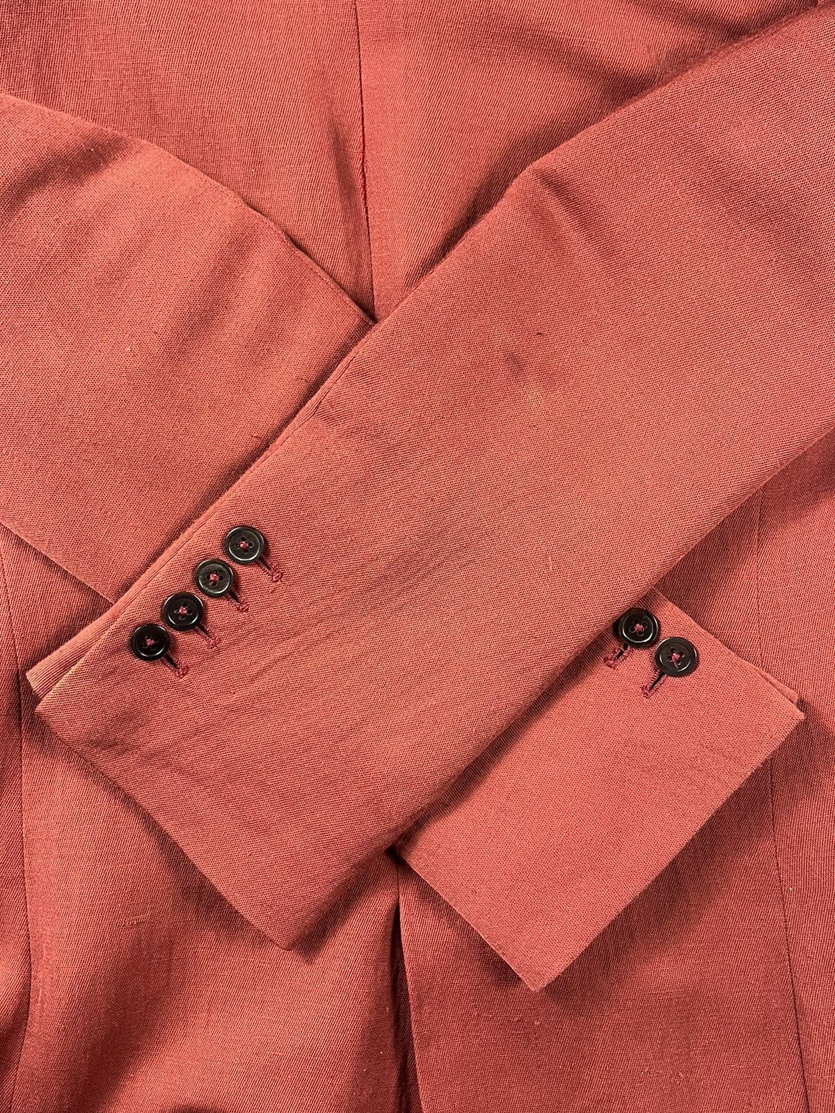 Ann Demeulemeester Ann Demeulemeester - Rusty Orange Prototype Blazer Size S / US 4 / IT 40 - 7 Thumbnail
