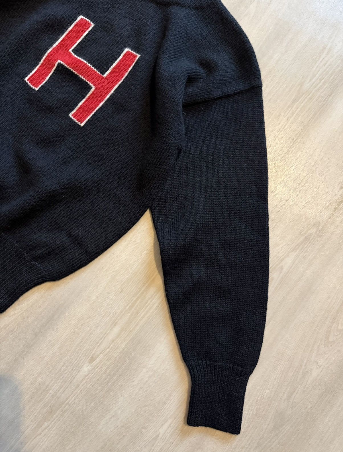 Vintage Vintage 90s Varsity Athletic Havard 100% Wool Knit Sz S Size US S / EU 44-46 / 1 - 3 Thumbnail