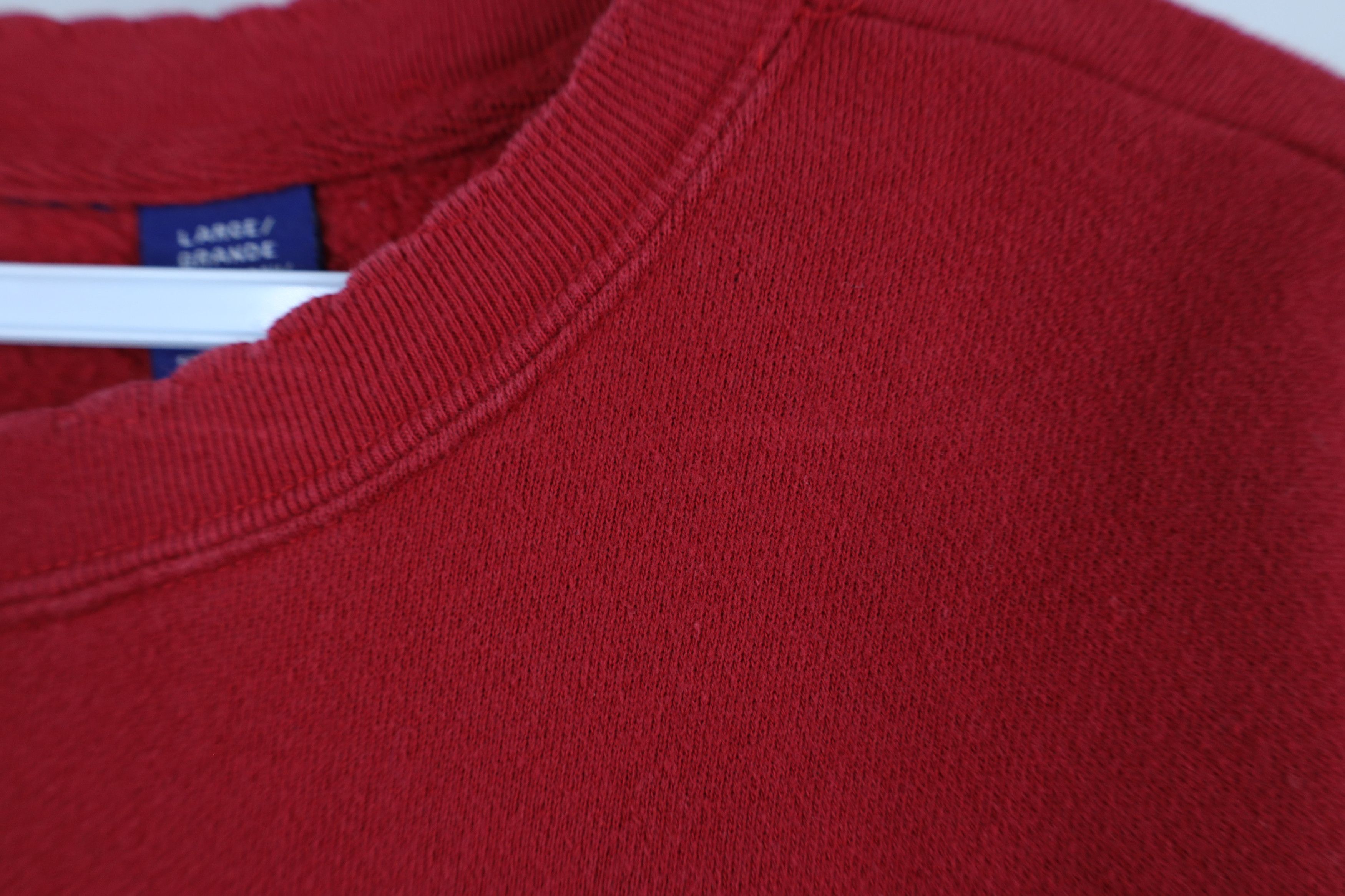 Vintage Vintage 90s Cat Kitten Bell Heart Crewneck Sweatshirt Red Size L / US 10 / IT 46 - 5 Thumbnail