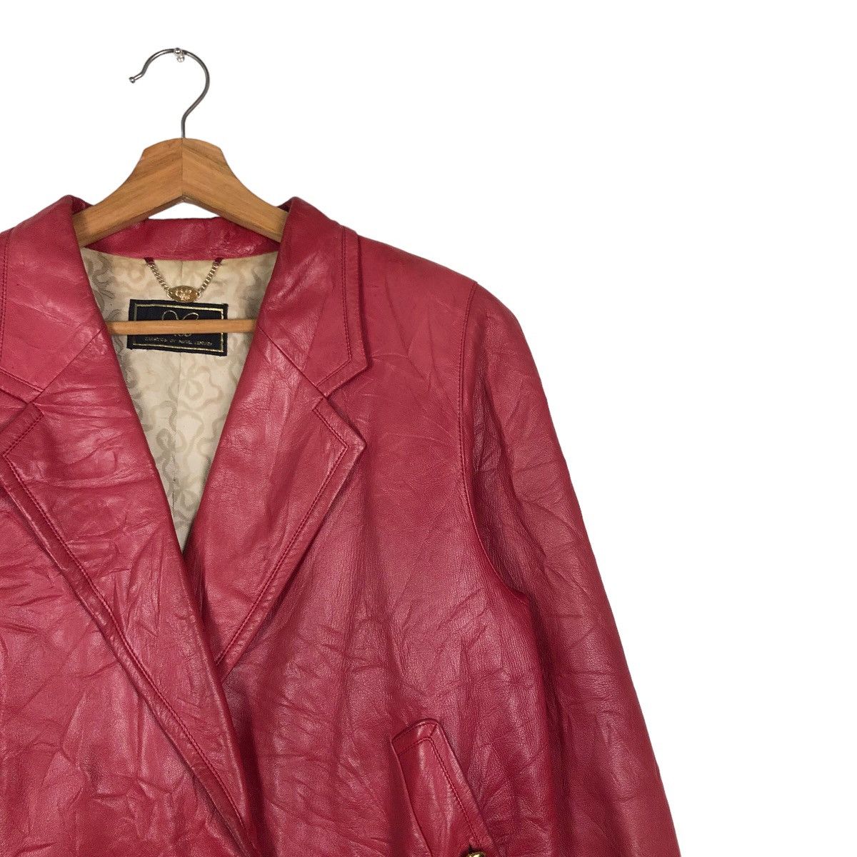 Japanese Brand 🔥Vintage Chore Genuine Leather Jacket Japan Double Breast Size US M / EU 48-50 / 2 - 6 Thumbnail