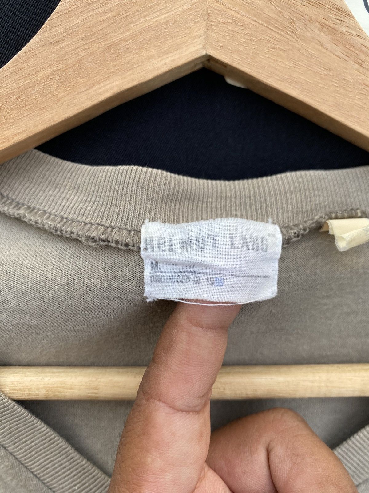 Helmut Lang Rare Vintage Helmut Lang Produced 1998 Brown Plain Tshirt Size US M / EU 48-50 / 2 - 10 Thumbnail