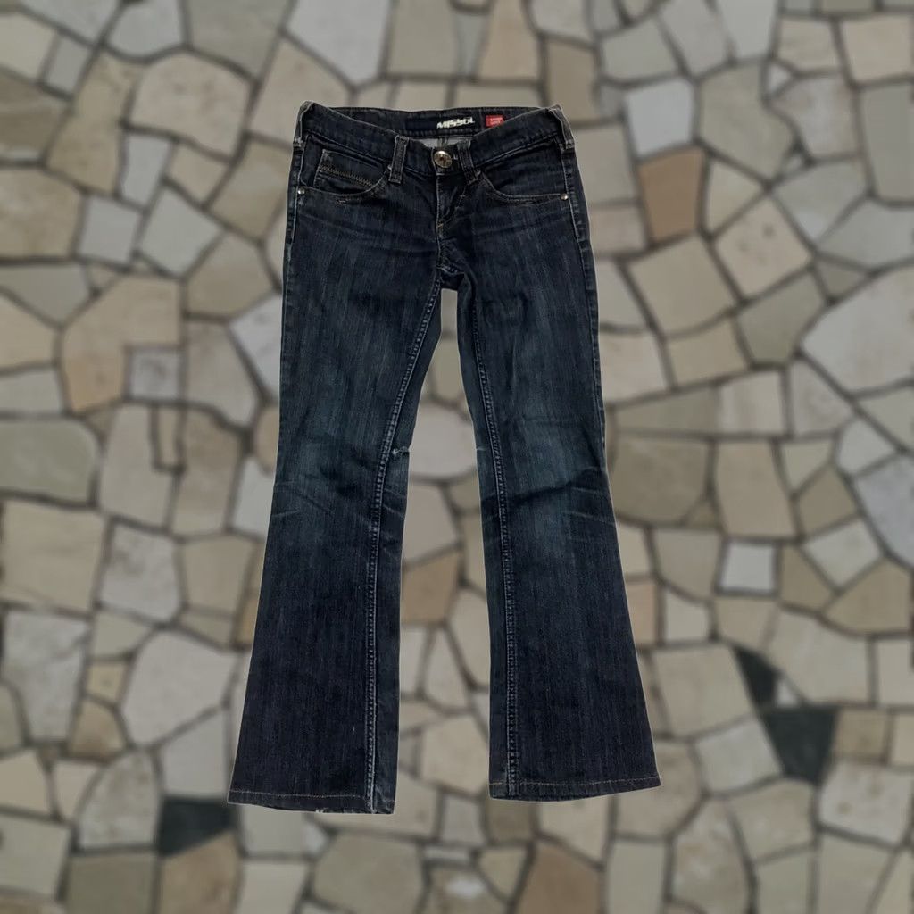 Miss Sixty MISS60 Jeans Women’s -1916 Bootcut Dark Wash Denim Juniors 0 U.S. Size 0 Flared Rustic Pre-Owned Good Size 25" / US 0 / IT 36 - 1 Thumbnail