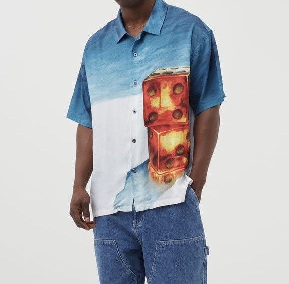 Stussy Stussy Dice Painting Shirt XXL Size US XXL / EU 58 / 5 - 2 Thumbnail