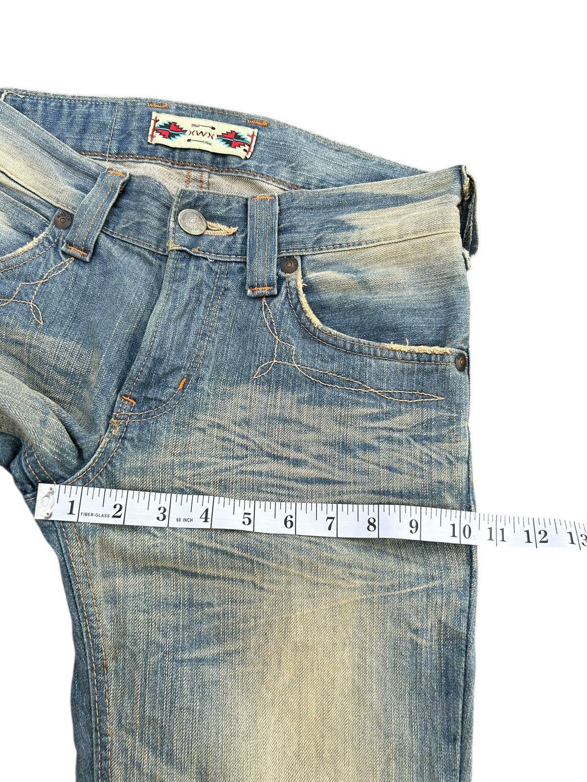 Kapital Vintage Flare Edwin Navajo Rusty Faded Denim Jeans Size US 30 / EU 46 - 18 Thumbnail
