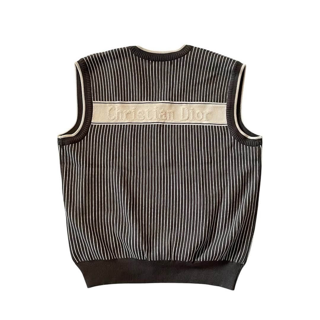Christian Dior Monsieur 🛒SENDOFFER🛒Vintage 90’s Christian Dior Monsieur Knit Vest Size US L / EU 52-54 / 3 - 2 Thumbnail