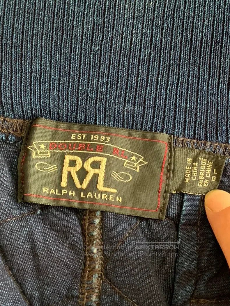 RRL Ralph Lauren RRL Ralph Lauren size L Indigo quilted cotton pants Size US 30 / EU 46 - 6 Thumbnail