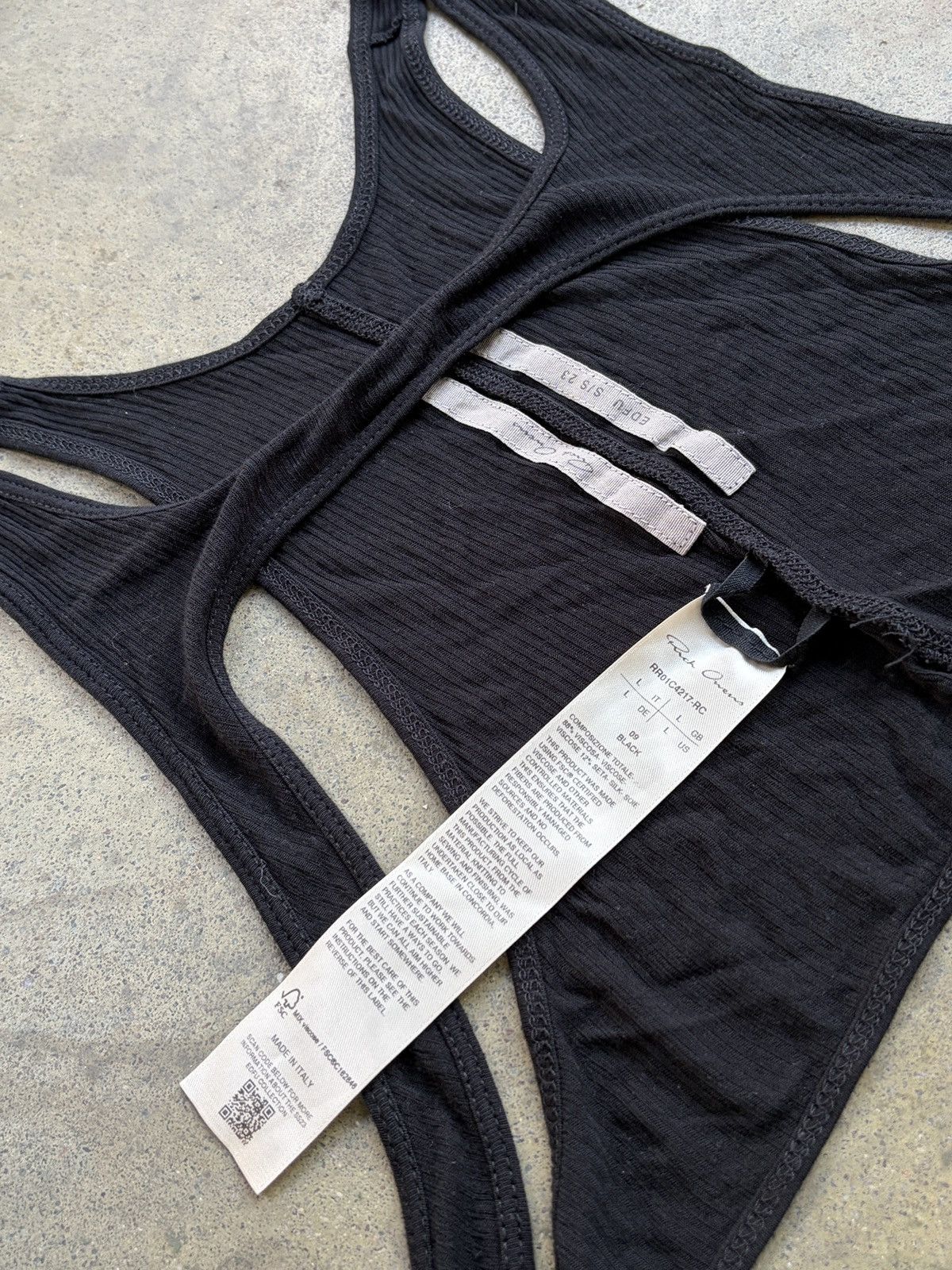Rick Owens runway banana skeletank Size US L / EU 52-54 / 3 - 4 Thumbnail
