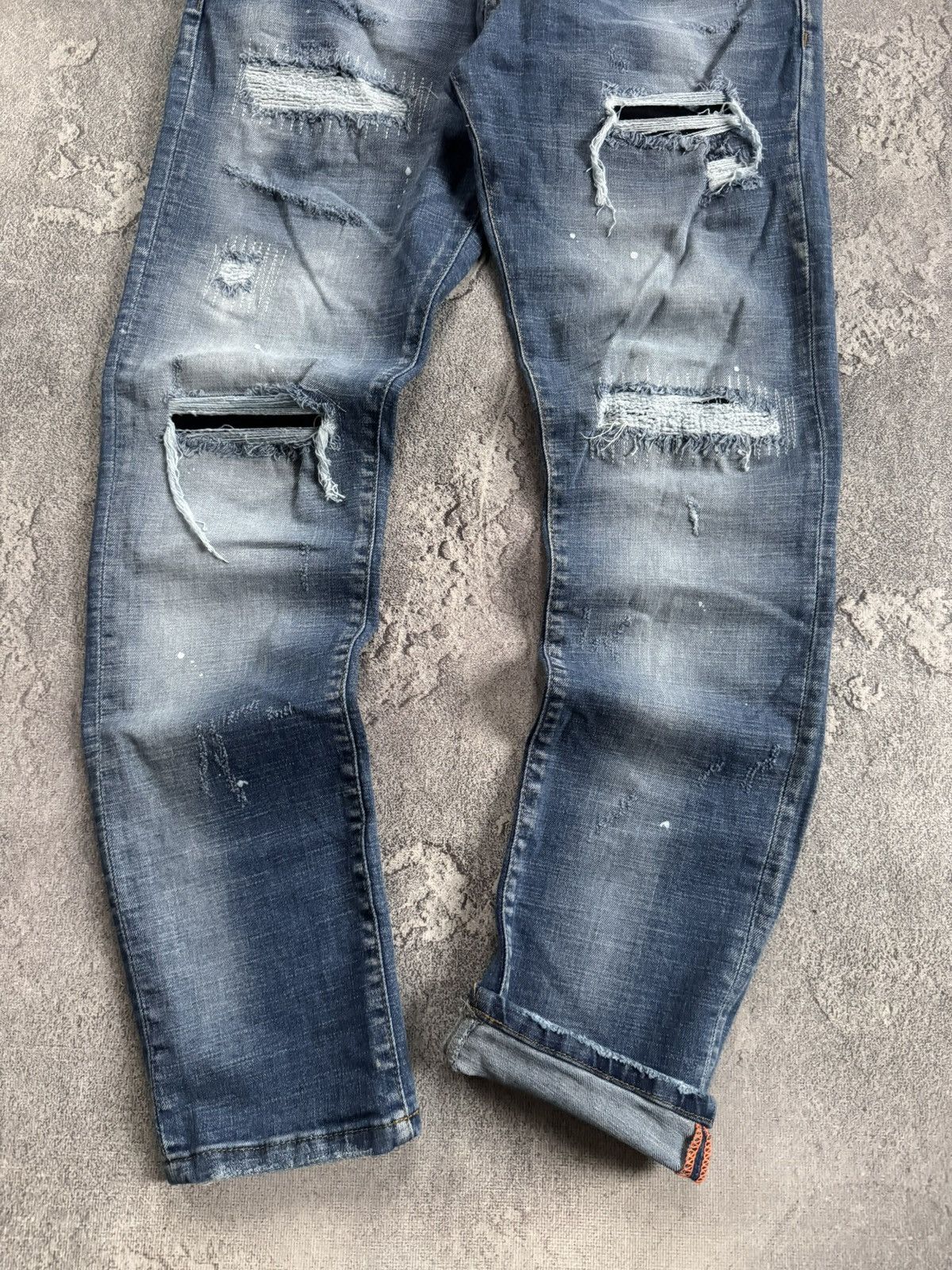 Dsquared2 Dsquared2 48size distressed denim pants trousers jeans Y2K Size US 34 / EU 50 - 2 Thumbnail