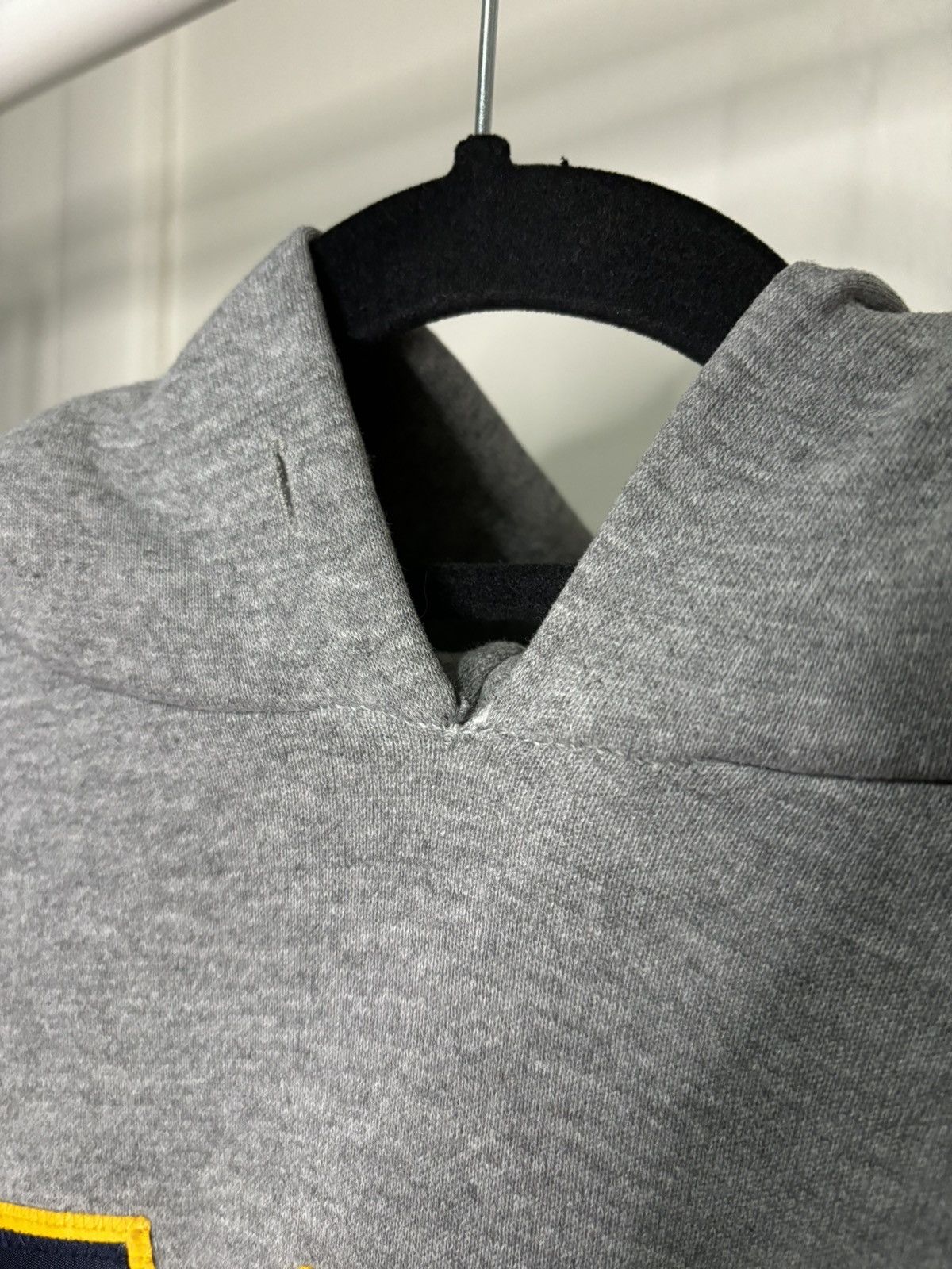 Russell Athletic × Vintage Vintage 2000s Russell Athletic UCD Grey Varsity Hoodie Size US L / EU 52-54 / 3 - 4 Thumbnail