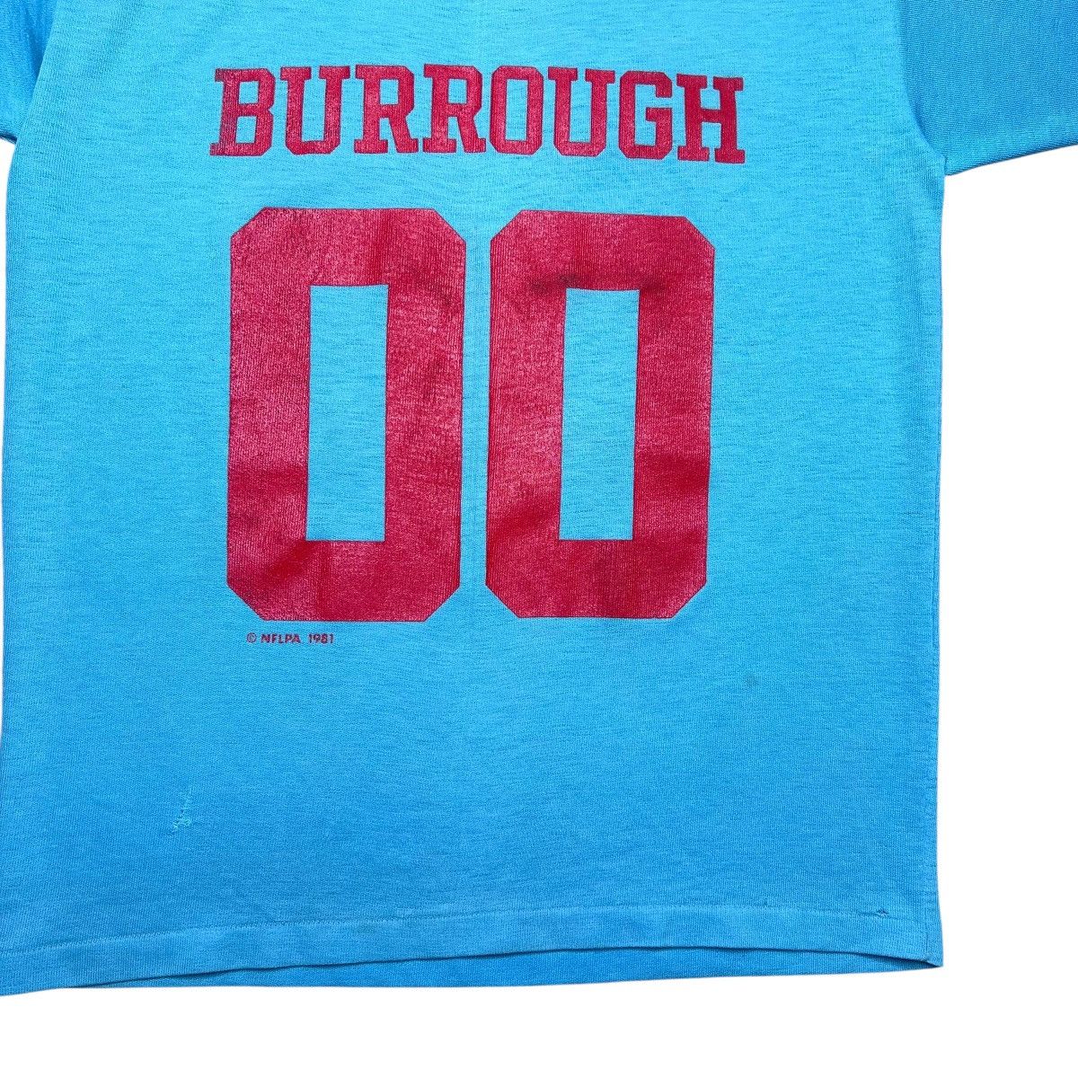 NFL NFL Houston Oilers Ken Burrough Artex Number Graphic Shirt Size US M / EU 48-50 / 2 - 14 Thumbnail