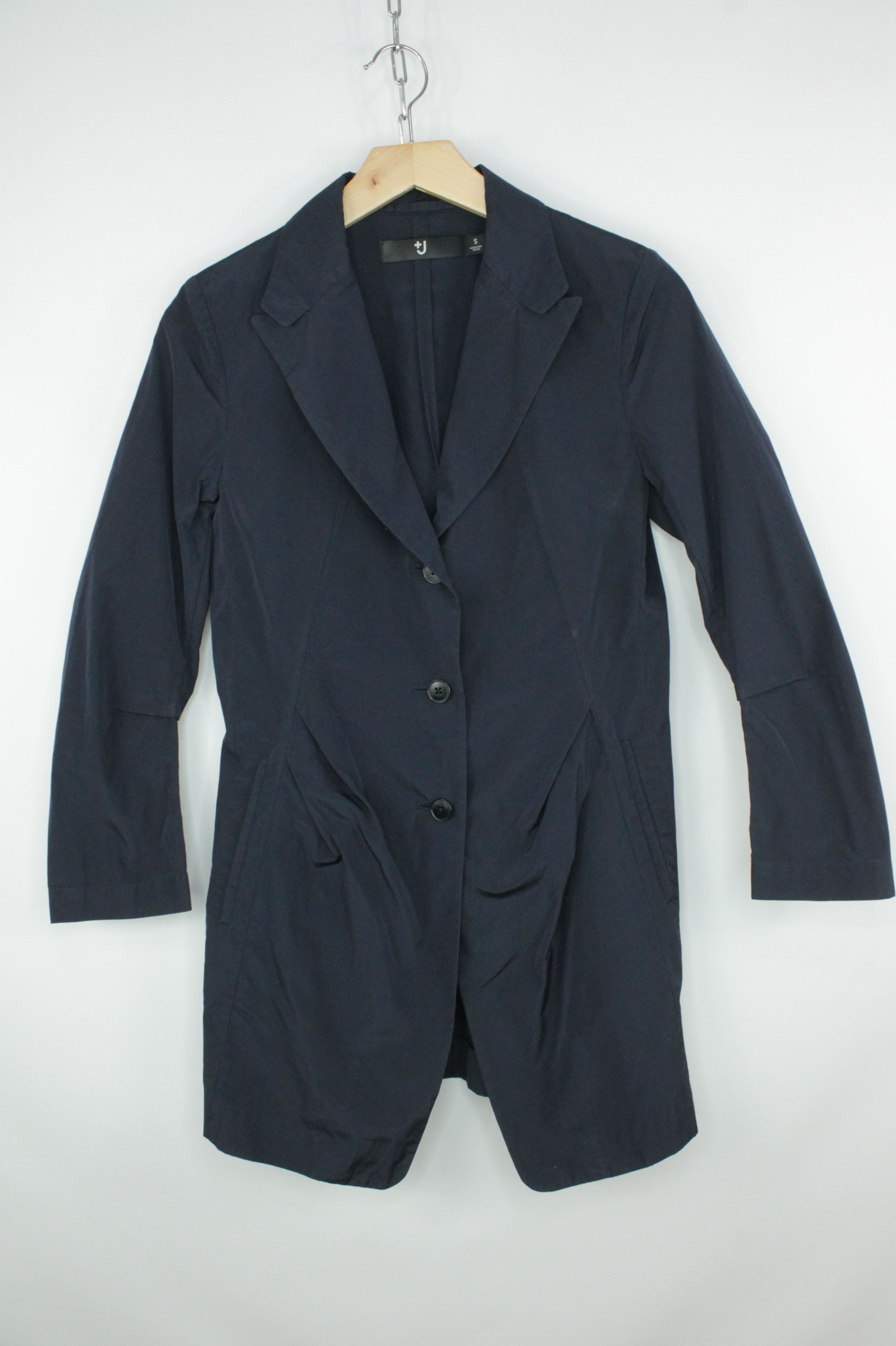 Jil Sander Uniqlo Jil Sander Light Trench Coat Navy Size S / US 4 / IT 40 - 1 Thumbnail