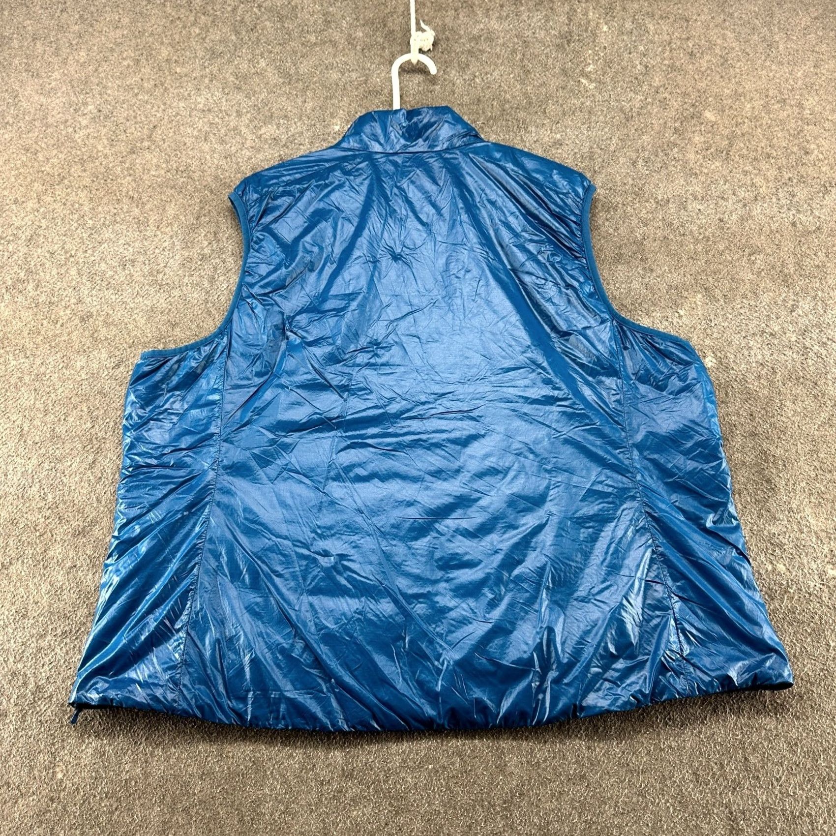 Vintage REI Vest Womens 3XL Blue Puffer Nylon Quilted Insulated Full Zip Vest Quilted Packable Body Cold Weather Womens Size XXL / US 16-18 / IT 52-54 - 6 Thumbnail