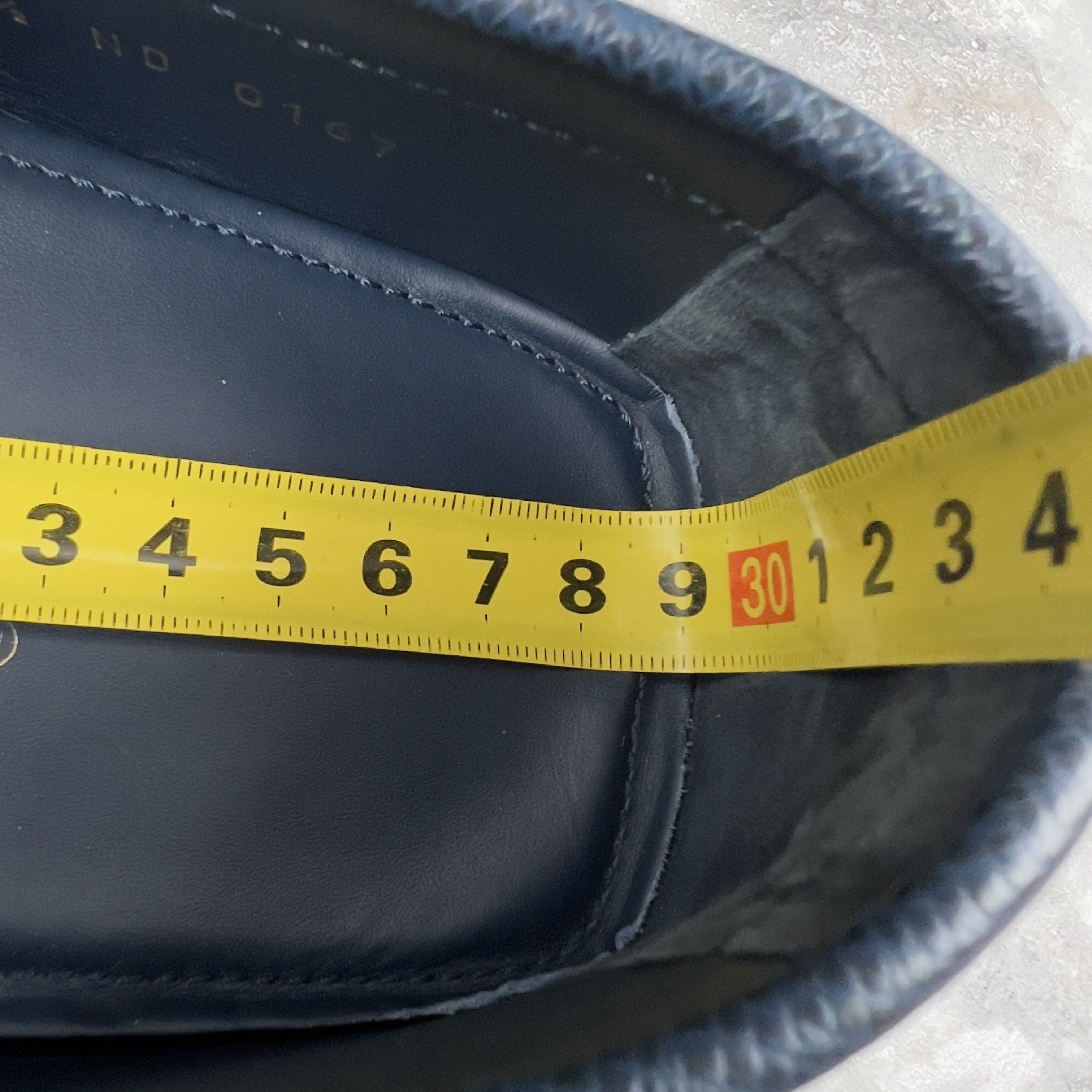 Louis Vuitton Hockenheim Moccasins Blue Taiga Leather Size US 9.5 / EU 42-43 - 12 Thumbnail