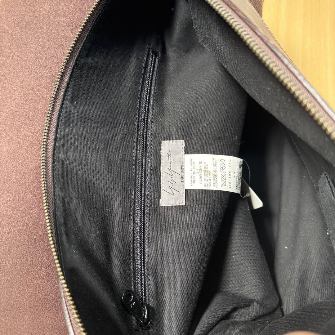 Yohji Yamamoto Pour Homme vintage cow leather shoulder leather bag Size ONE SIZE - 5 Thumbnail