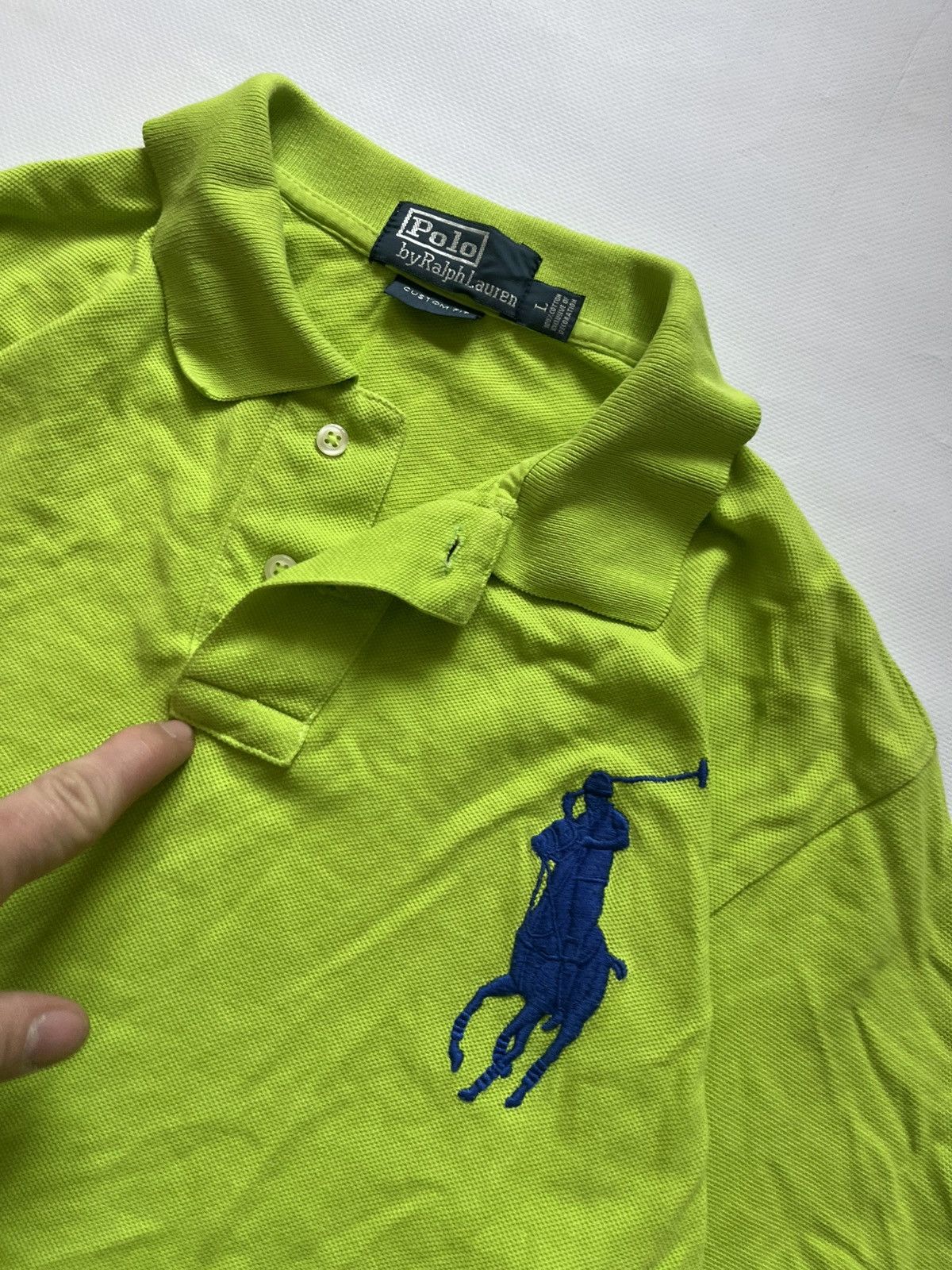 Polo Ralph Lauren Polo Ralph Lauren Striped Big Pony Polo Shirt Size US L / EU 52-54 / 3 - 5 Thumbnail